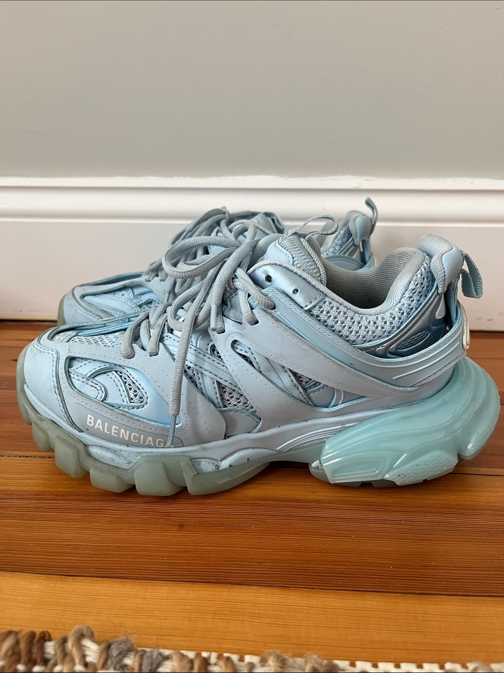 Balenciaga Chunky Sneakers in Pale Blue